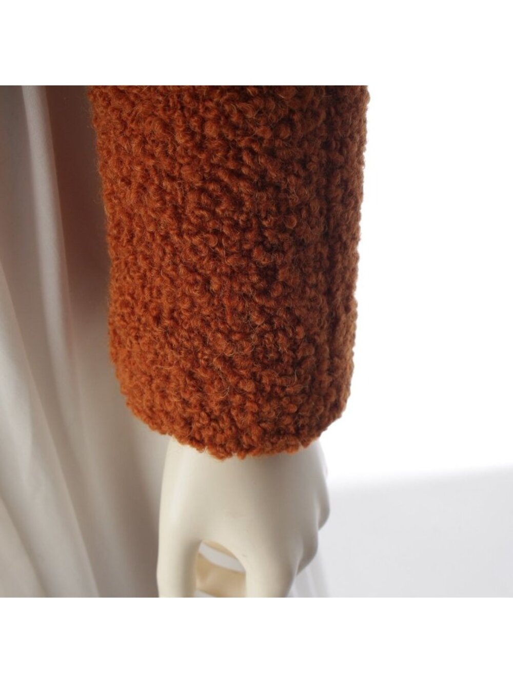 Gucci Wool Mohair Alpaca Tweed Color Jacket Brown 36 - Picture 6 of 10